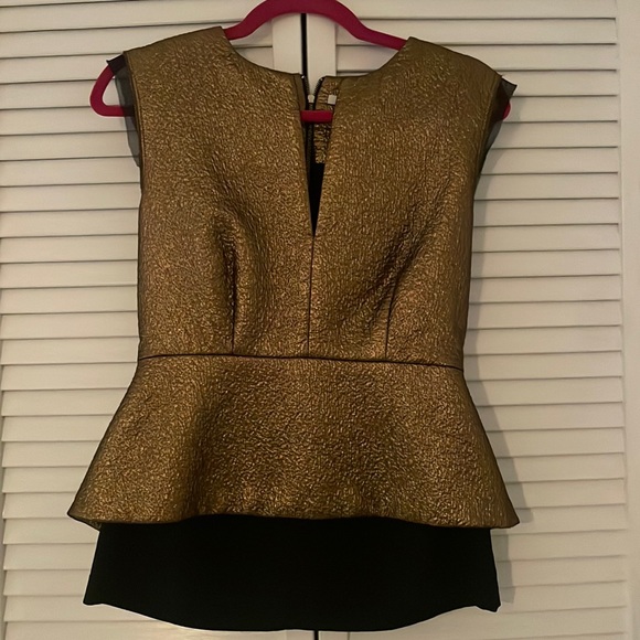 Diane Von Furstenberg Top - Gorgeous gold/copper top - Picture 1 of 4